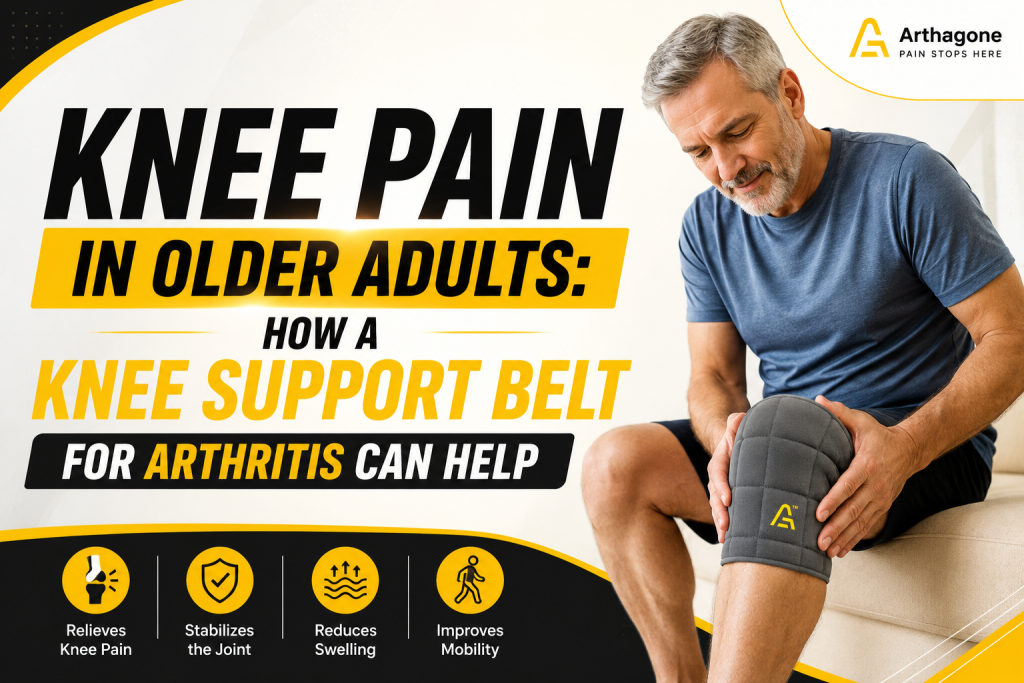 Knee support for arthritis pain