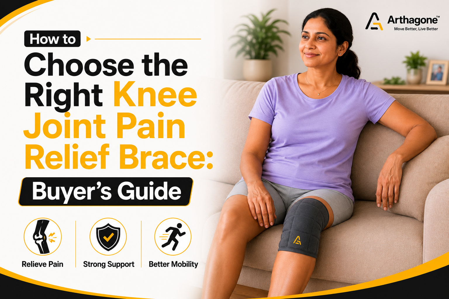 Knee Joint Pain Relief Brace